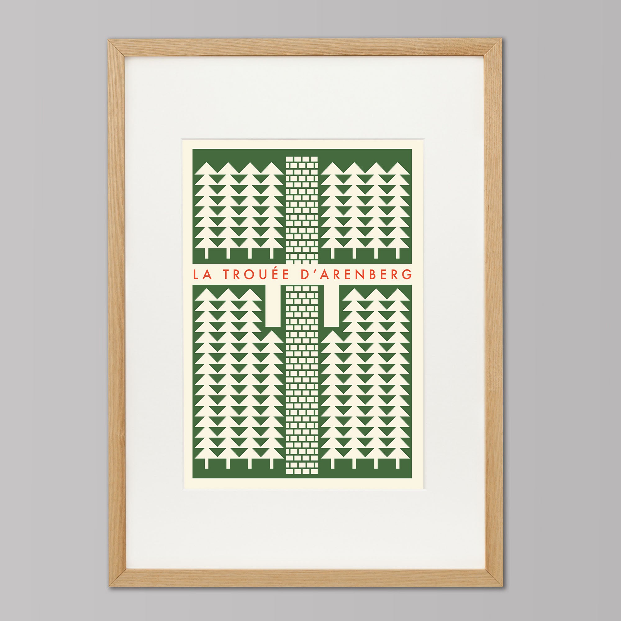Parcours: Arenberg Trench (Le Trouée d’Arenberg) - Cycling Art Print