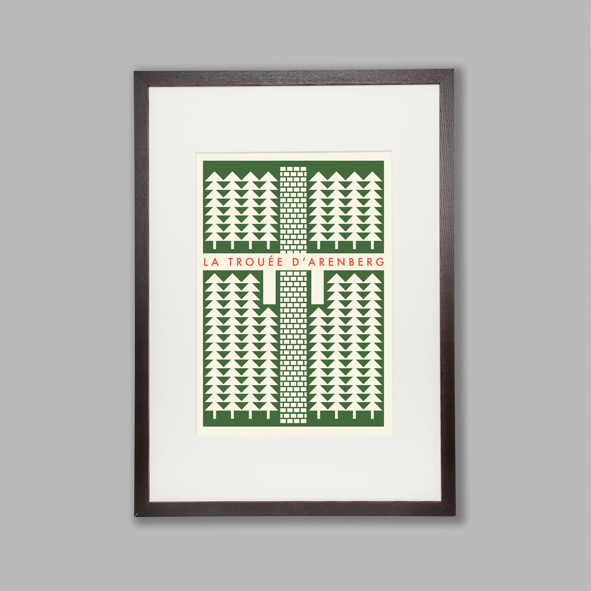 Parcours: Arenberg Trench (Le Trouée d’Arenberg) - Cycling Art Print