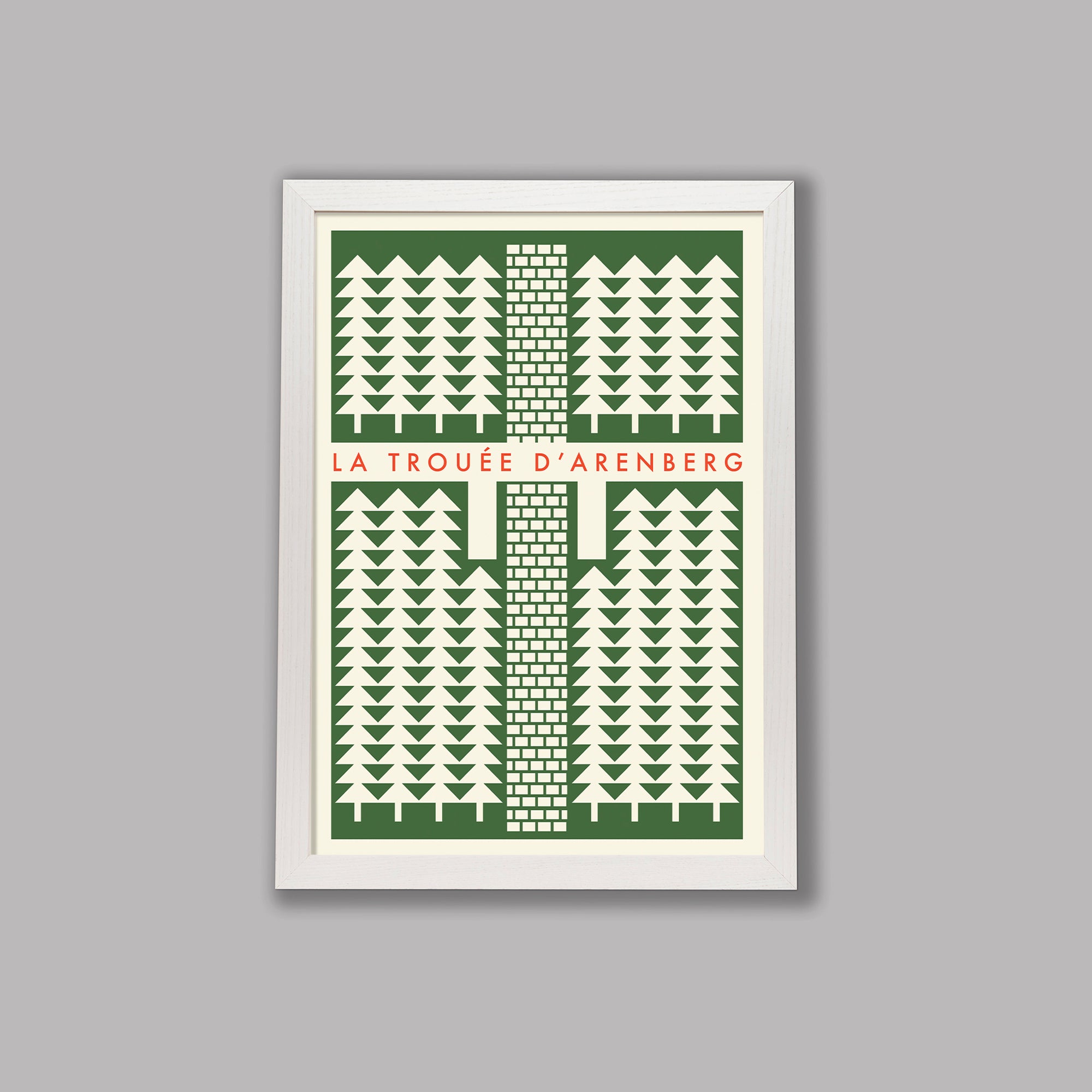 Parcours: Arenberg Trench (Le Trouée d’Arenberg) - Cycling Art Print