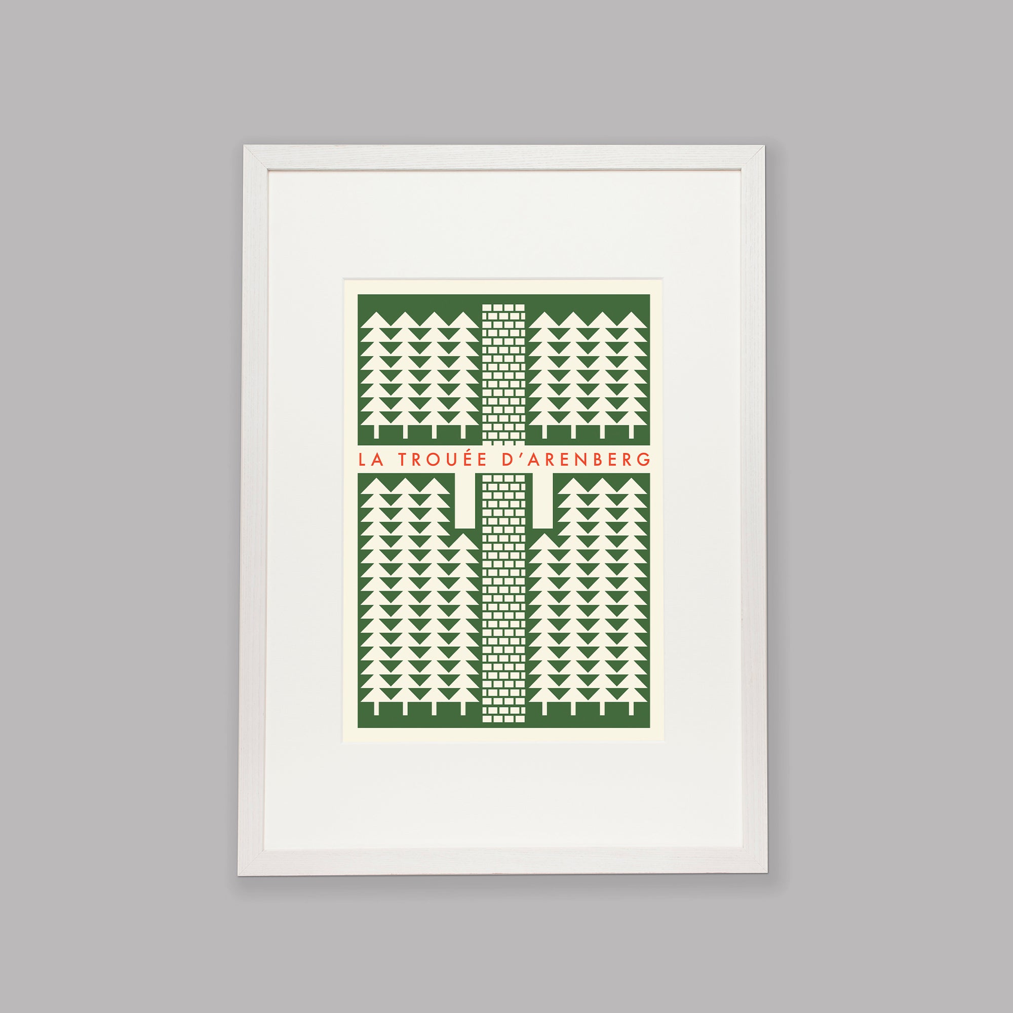 Parcours: Arenberg Trench (Le Trouée d’Arenberg) - Cycling Art Print