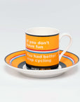 Annemiek van Vleuten - Fine Bone China Espresso Cup & Saucer