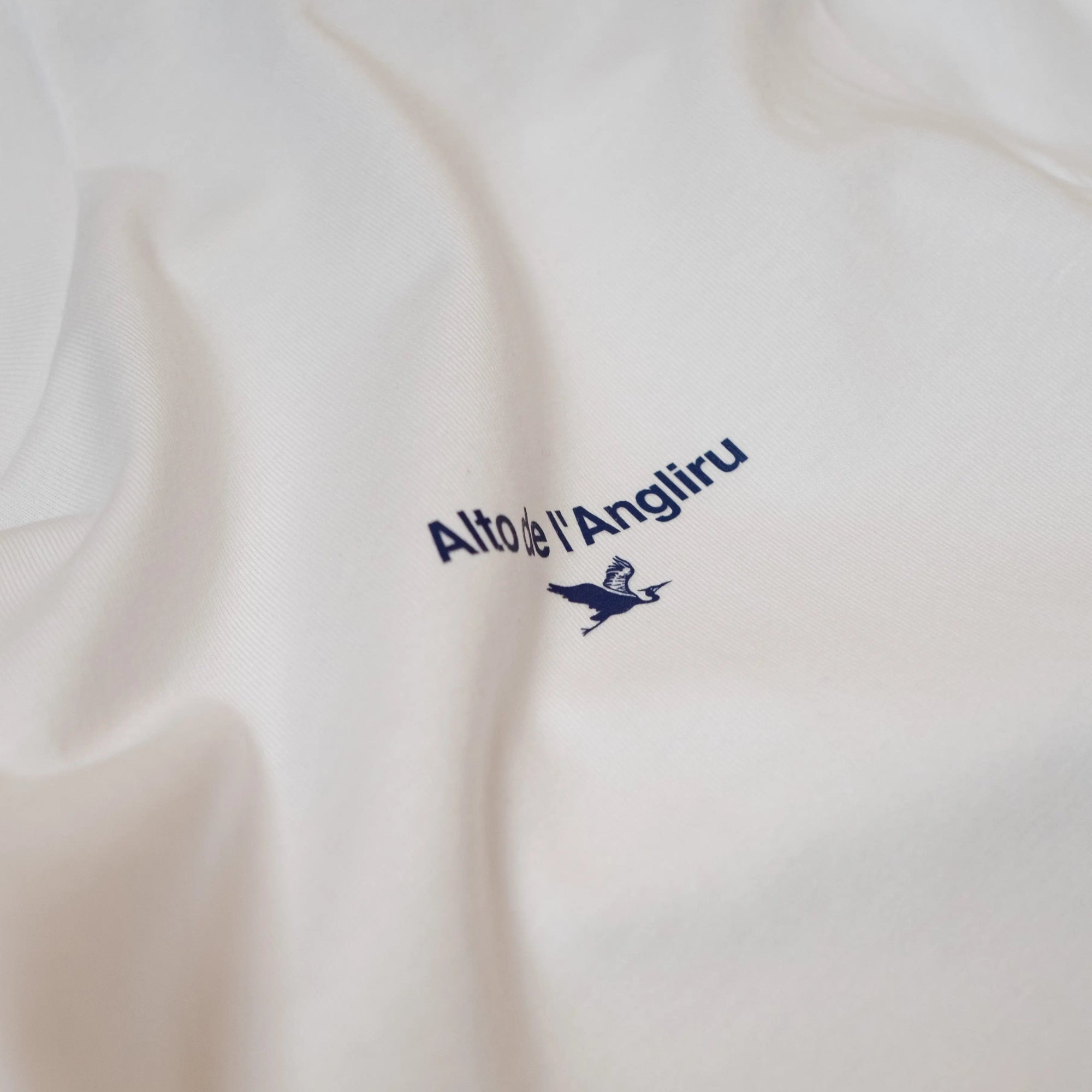 White Climb Profiles t-shirt with Spanish cycling climb 'Alto d'Angliru' logo. By The Handmade Cyclist.