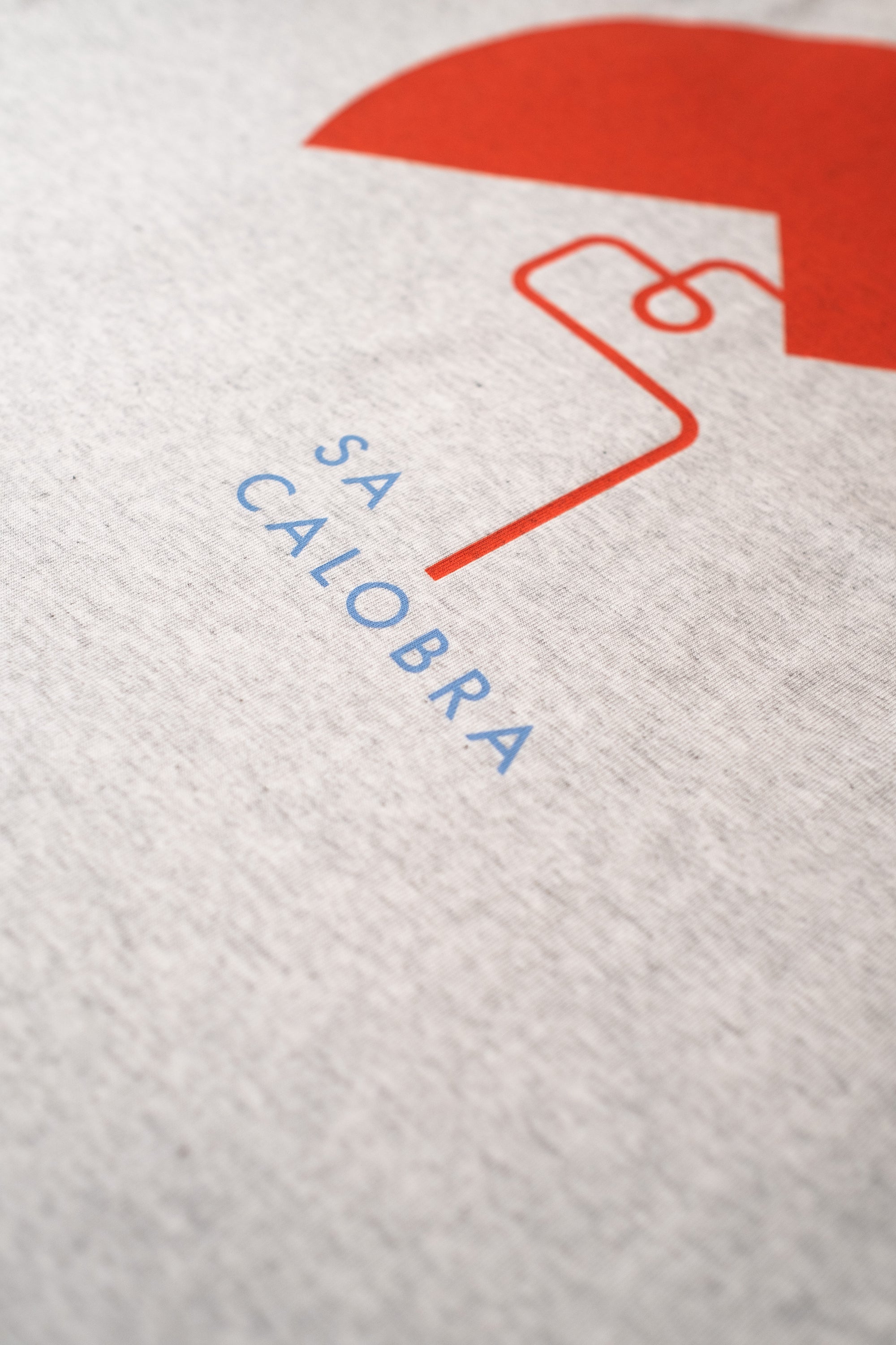 Sa Calobra Malllorca cycling print design on White Heather t-shirt, by Handmade Cyclist.