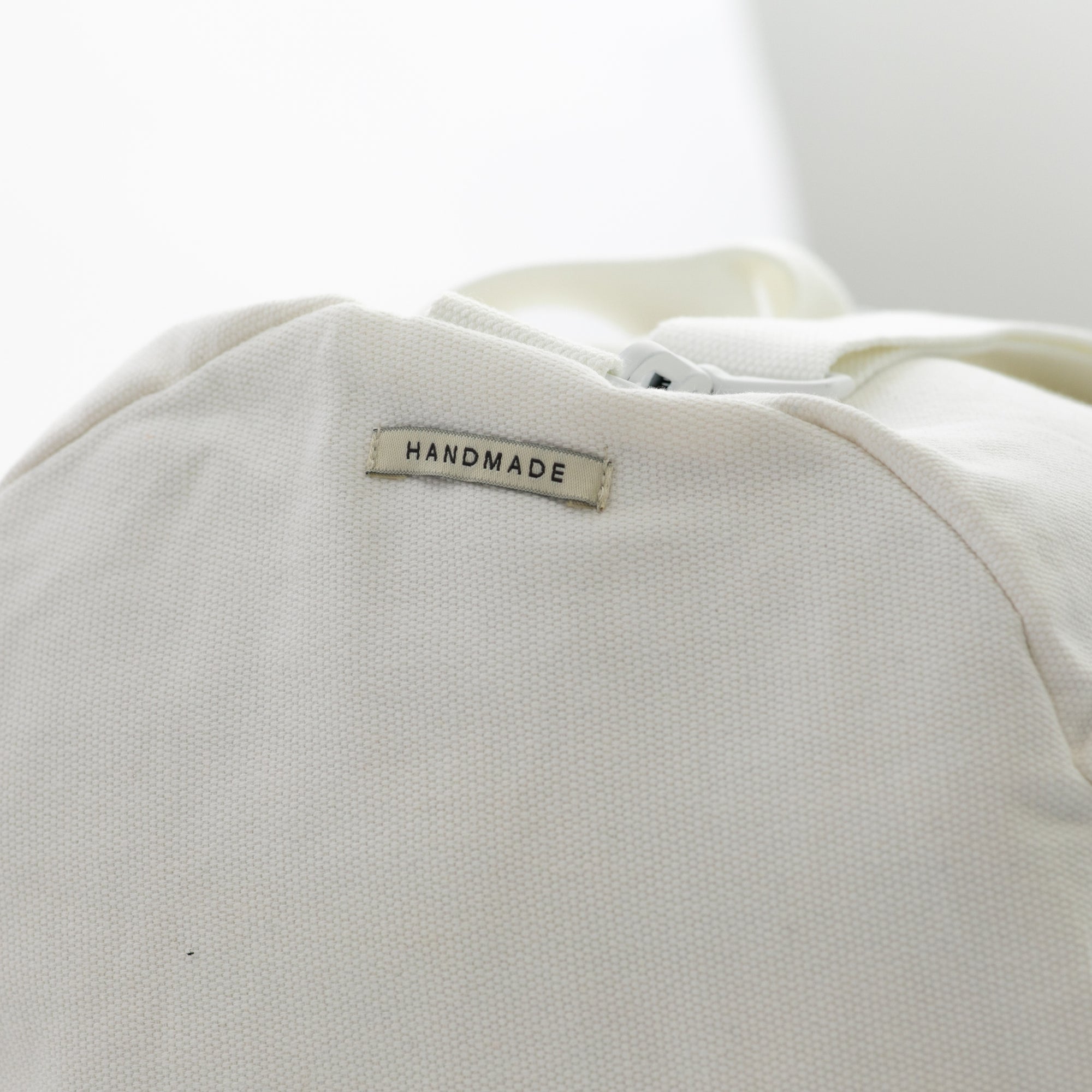 Limited Edition Cotton Canvas Duffel Bag - The Escape - 50L White