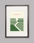 Parcours: Koppenberg - Cycling Art Print