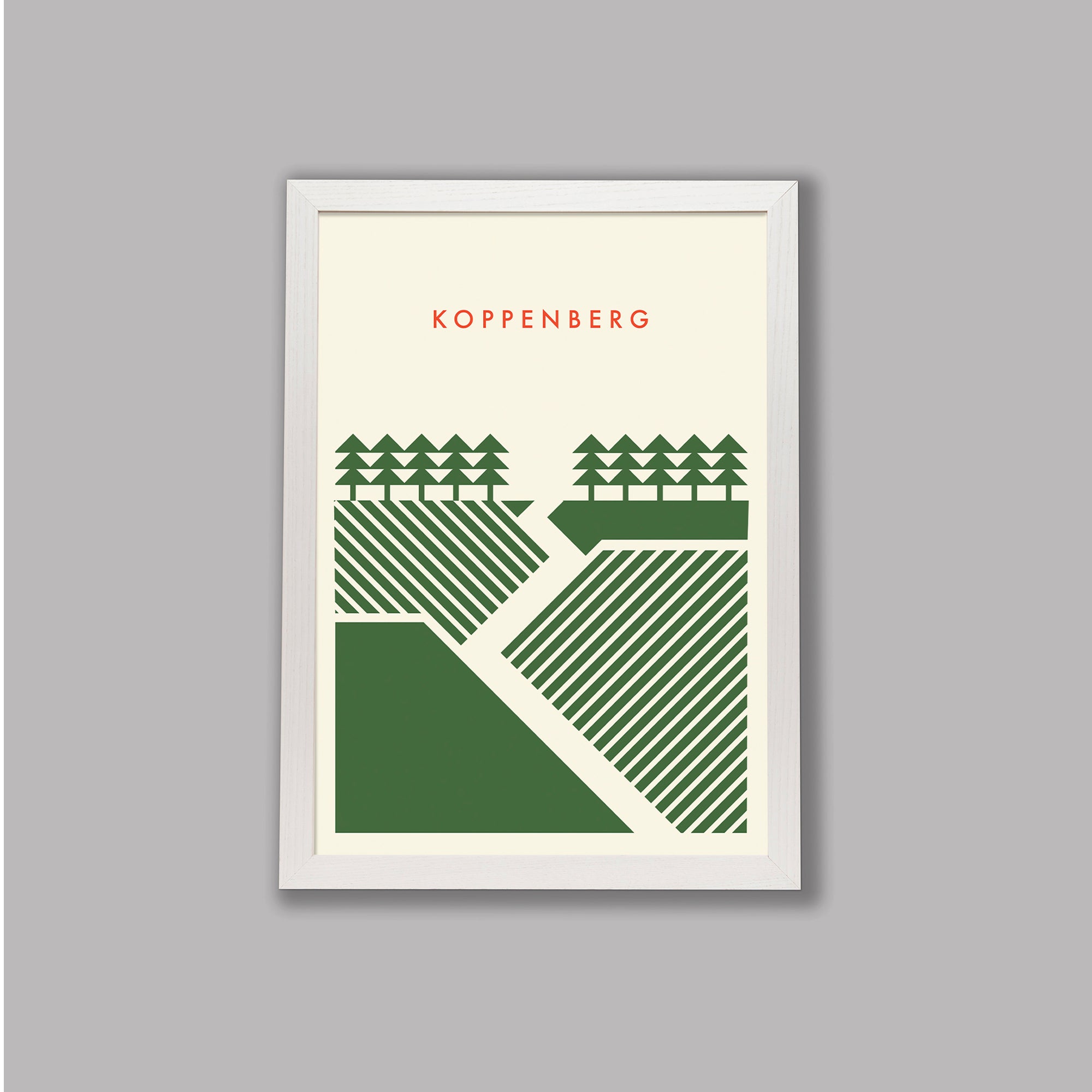 Parcours: Koppenberg - Cycling Art Print