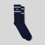 Unisex Merino Socks - Fausto - Blue / Grey