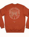 Unisex Organic Cotton Sweatshirt -  Midtown Greenway Burnt Orange