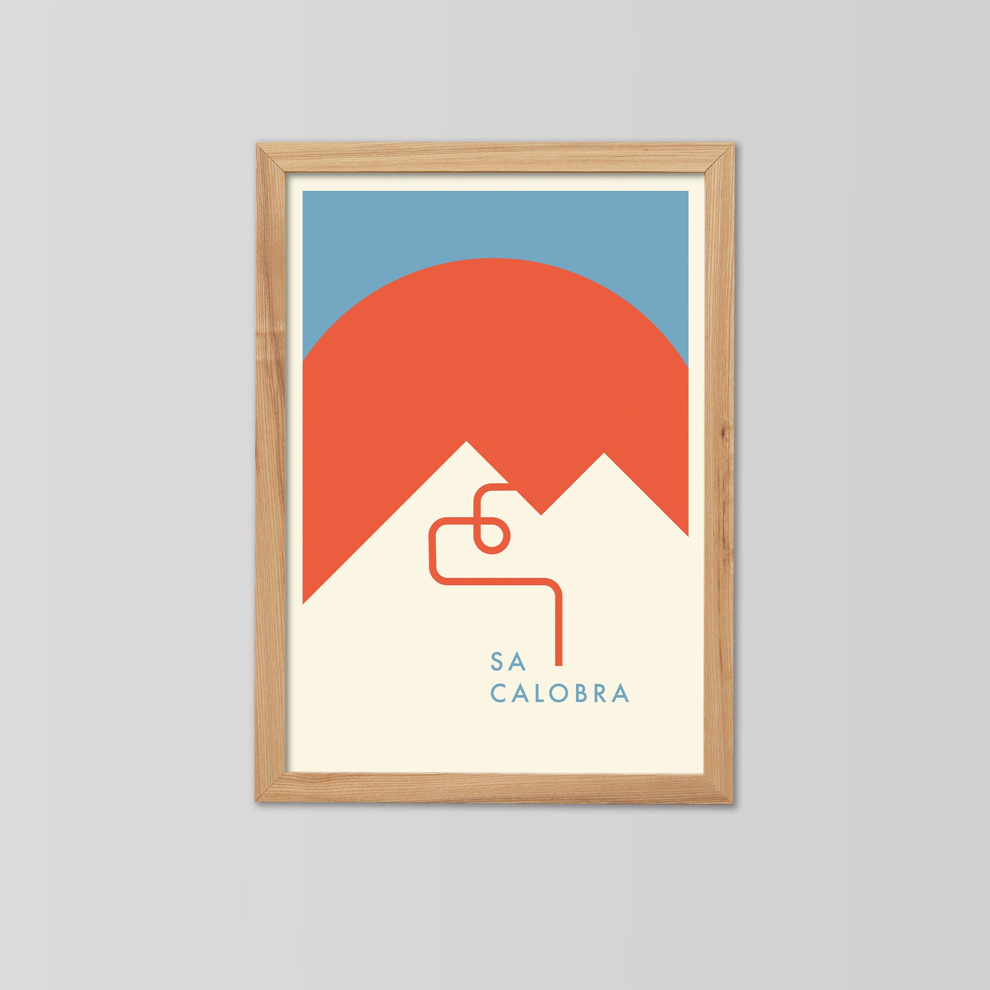 Parcours: Sa Calobra - Cycling Art Print