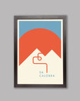 Parcours: Sa Calobra - Cycling Art Print