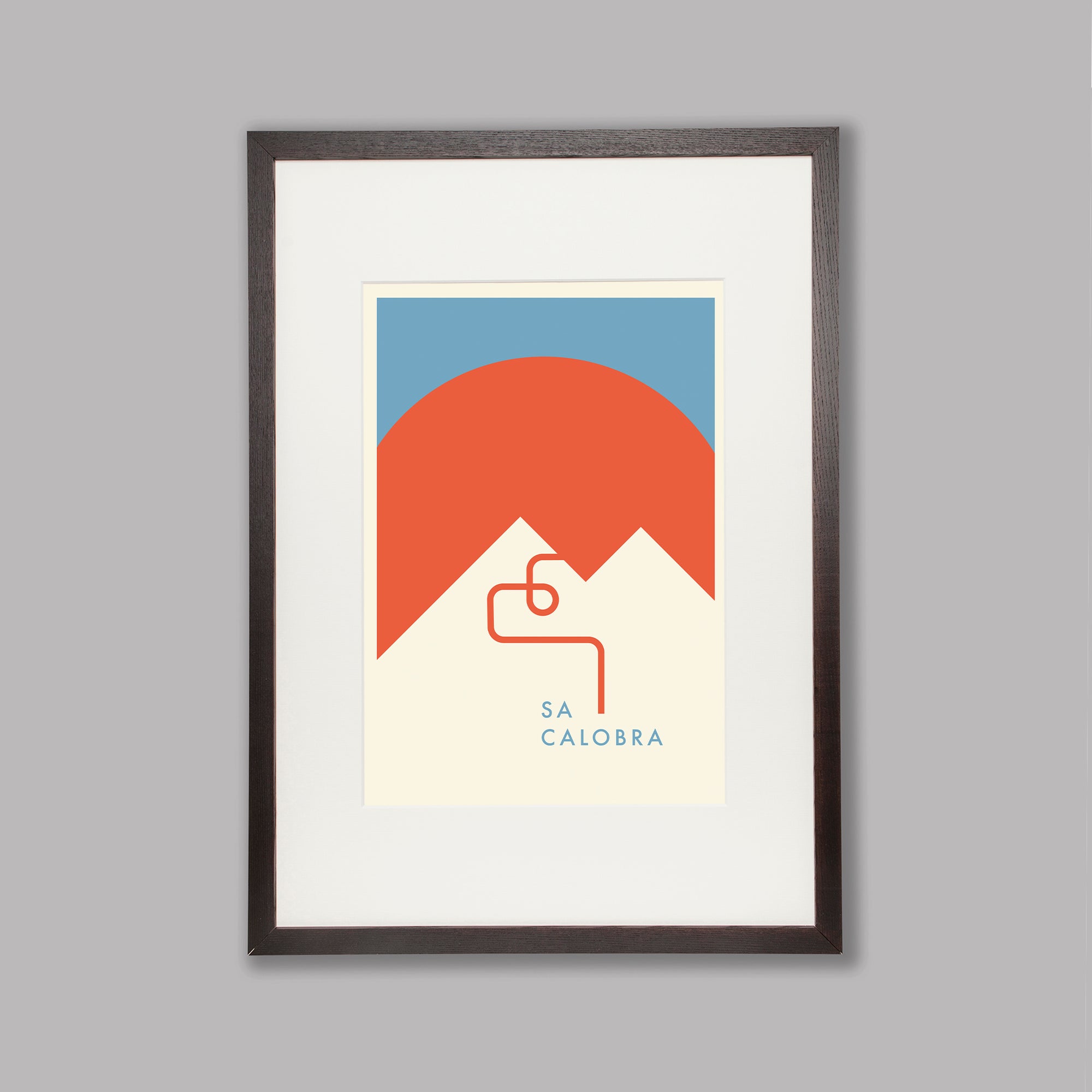 Parcours: Sa Calobra - Cycling Art Print