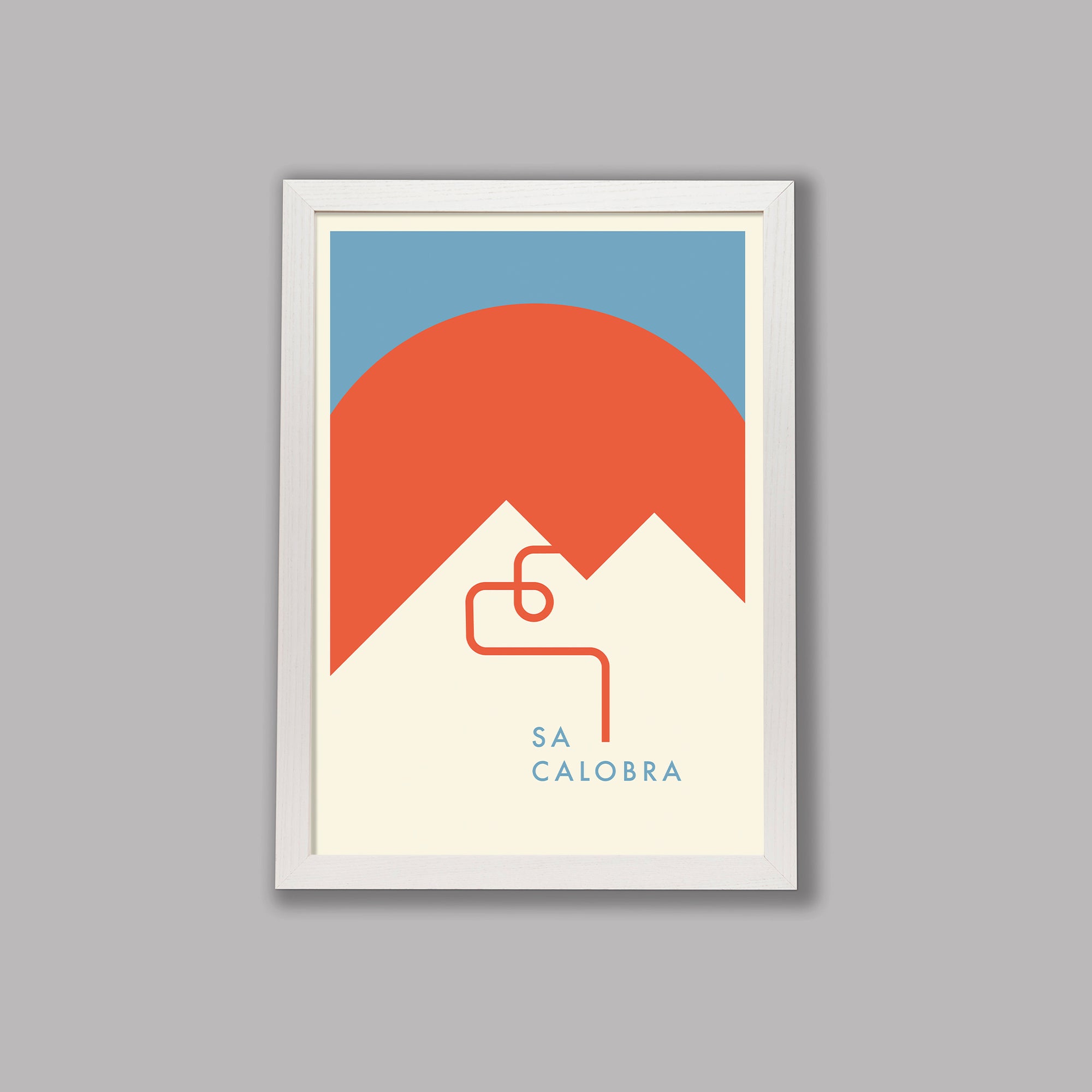 Parcours: Sa Calobra - Cycling Art Print