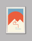 Parcours: Sa Calobra - Cycling Art Print