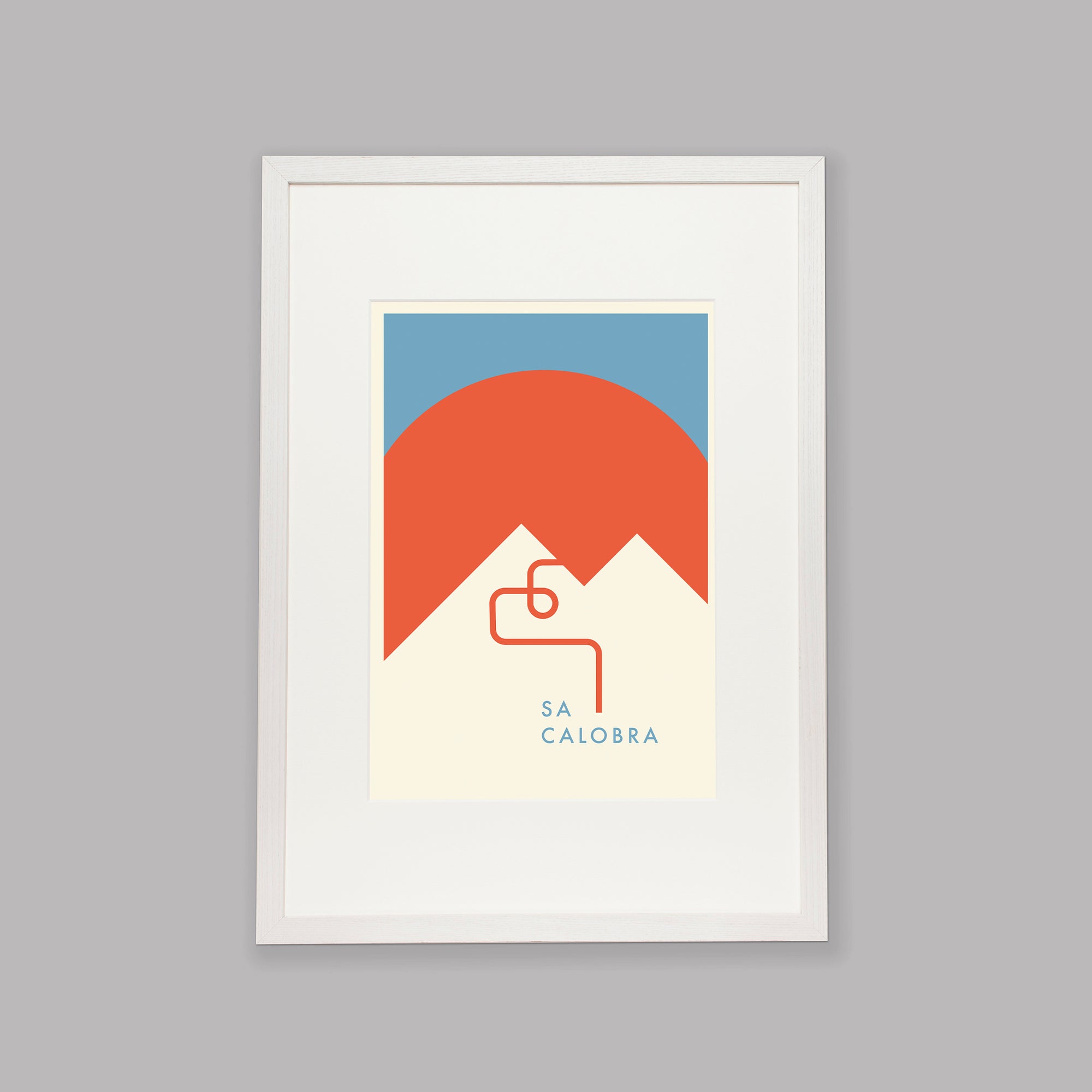 Parcours: Sa Calobra - Cycling Art Print