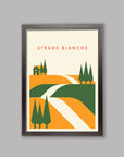 Parcours: Strade Bianche - Cycling Art Print