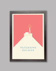 Parcours: Télégraphe & Galibier - Cycling Art Print