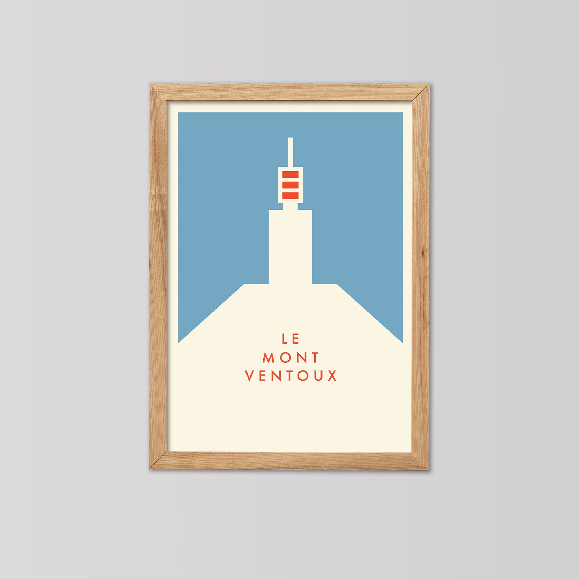 Parcours: Le Mont Ventoux - Cycling Art Print