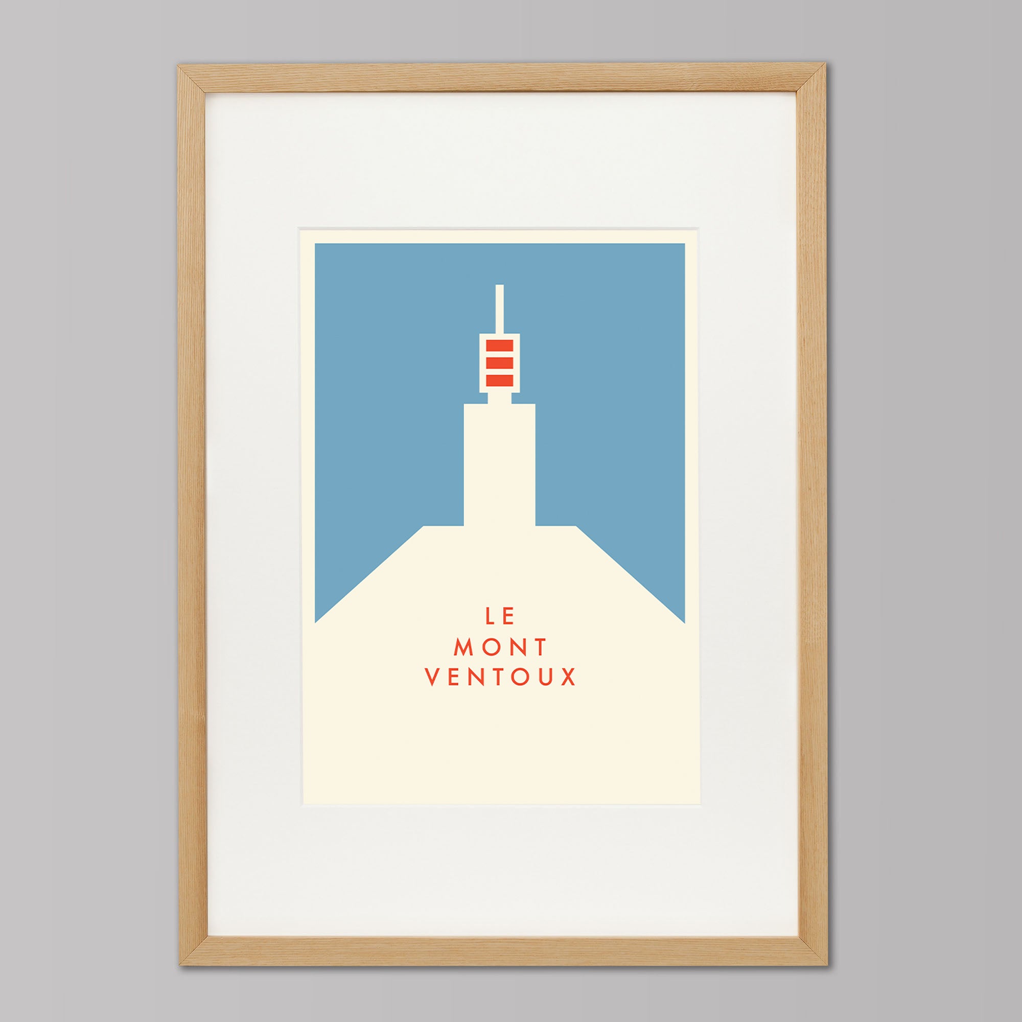 Parcours: Le Mont Ventoux - Cycling Art Print