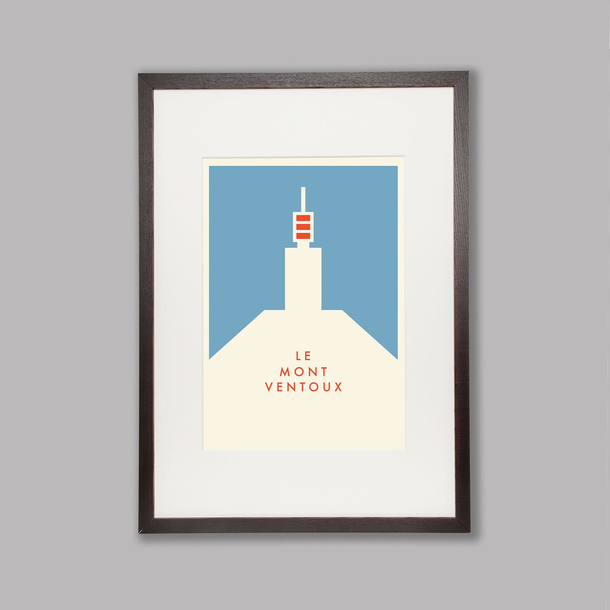 Parcours: Le Mont Ventoux - Cycling Art Print