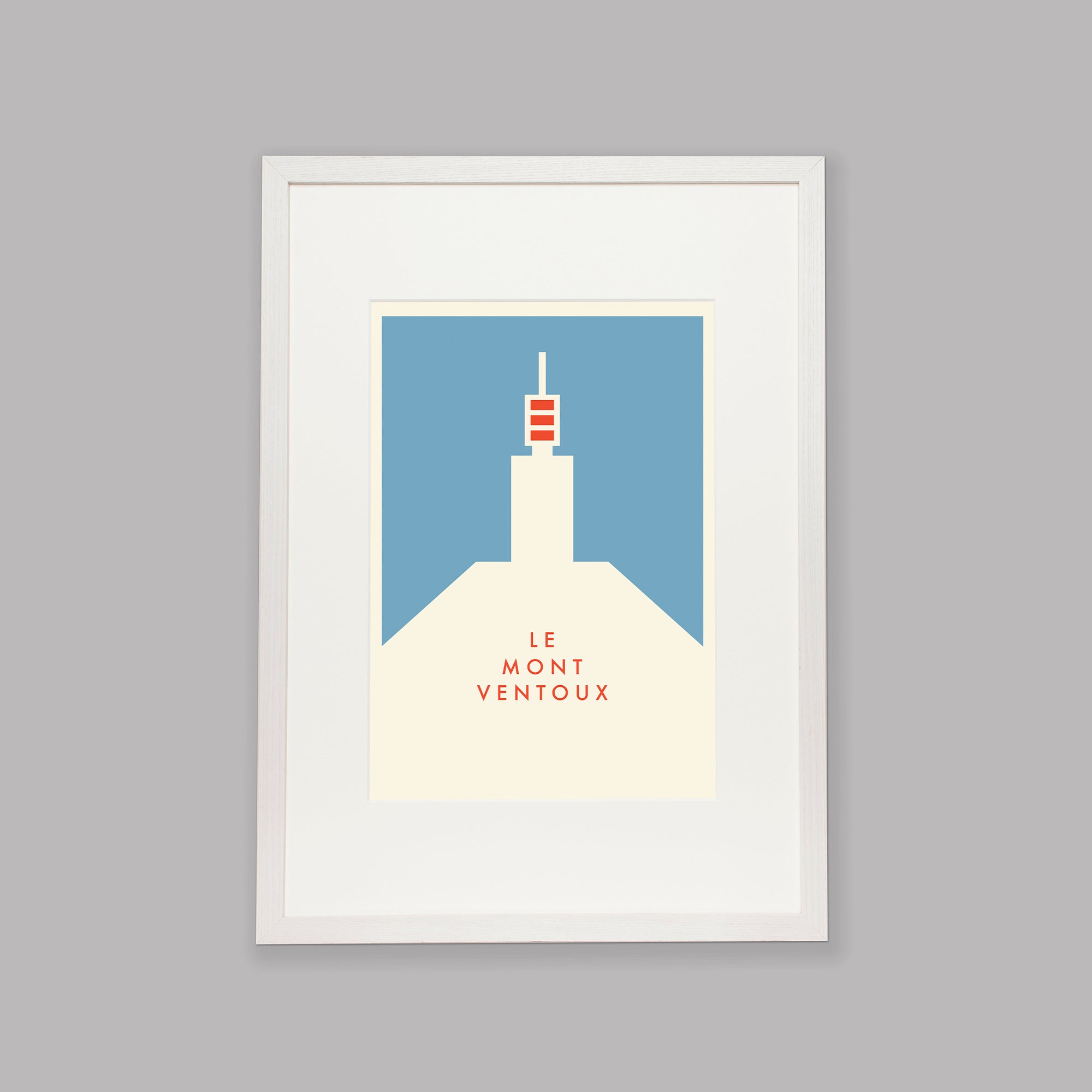 Parcours: Le Mont Ventoux - Cycling Art Print