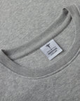 Unisex Organic Cotton Sweatshirt - Dossard 13 Heather Slub Grey