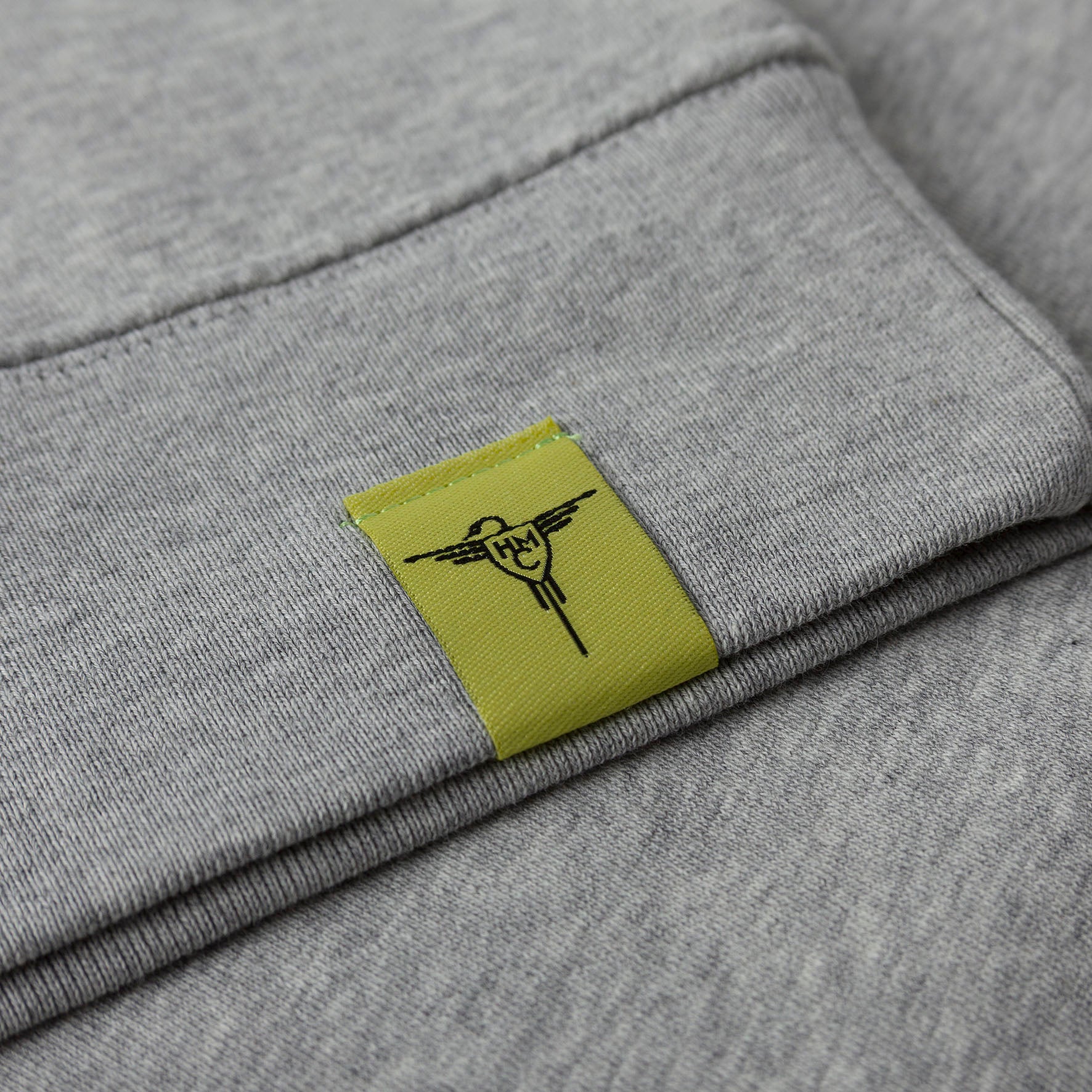 Unisex Organic Cotton Sweatshirt - Dossard 13 Heather Slub Grey