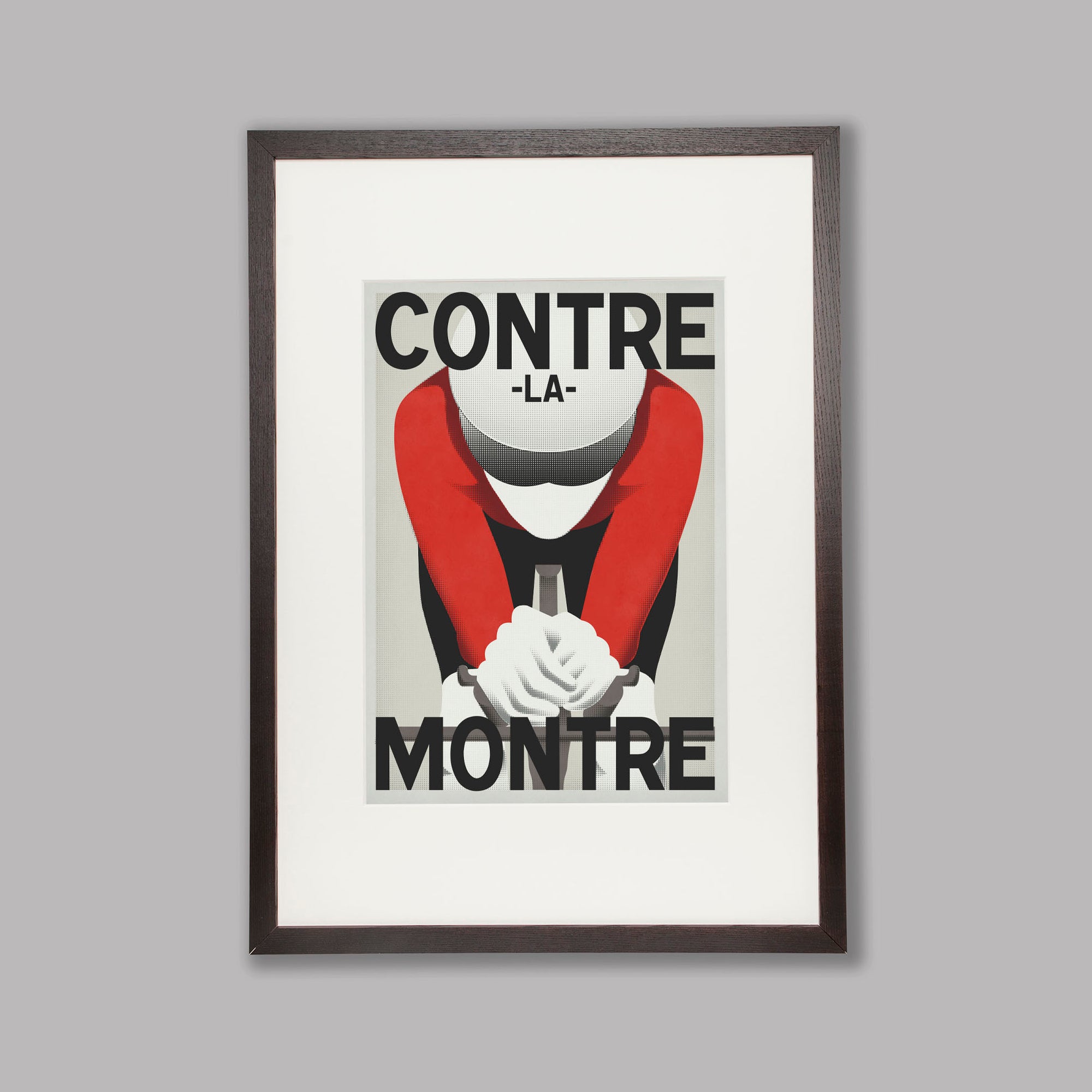 Contre-la-Montre - Cycling Art Print