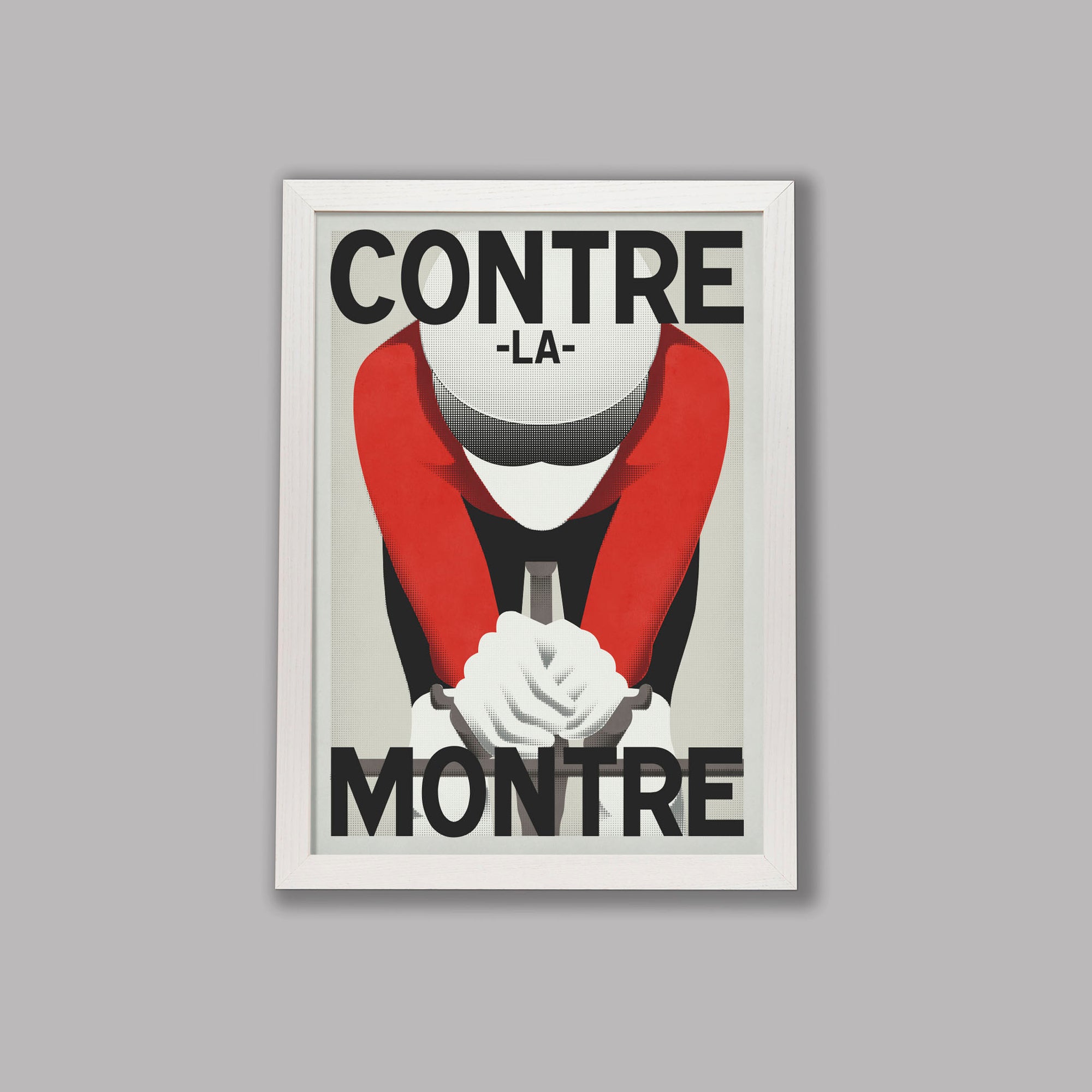 Contre-la-Montre - Cycling Art Print