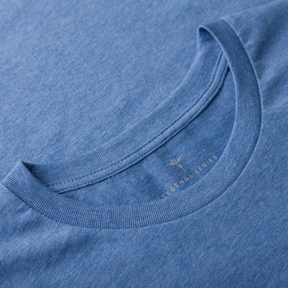 Unisex Organic Cotton T-Shirt - Legends Series: Campagnolo Mid Heather Blue