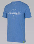 Unisex Organic Cotton T-Shirt - Legends Series: Campagnolo Mid Heather Blue