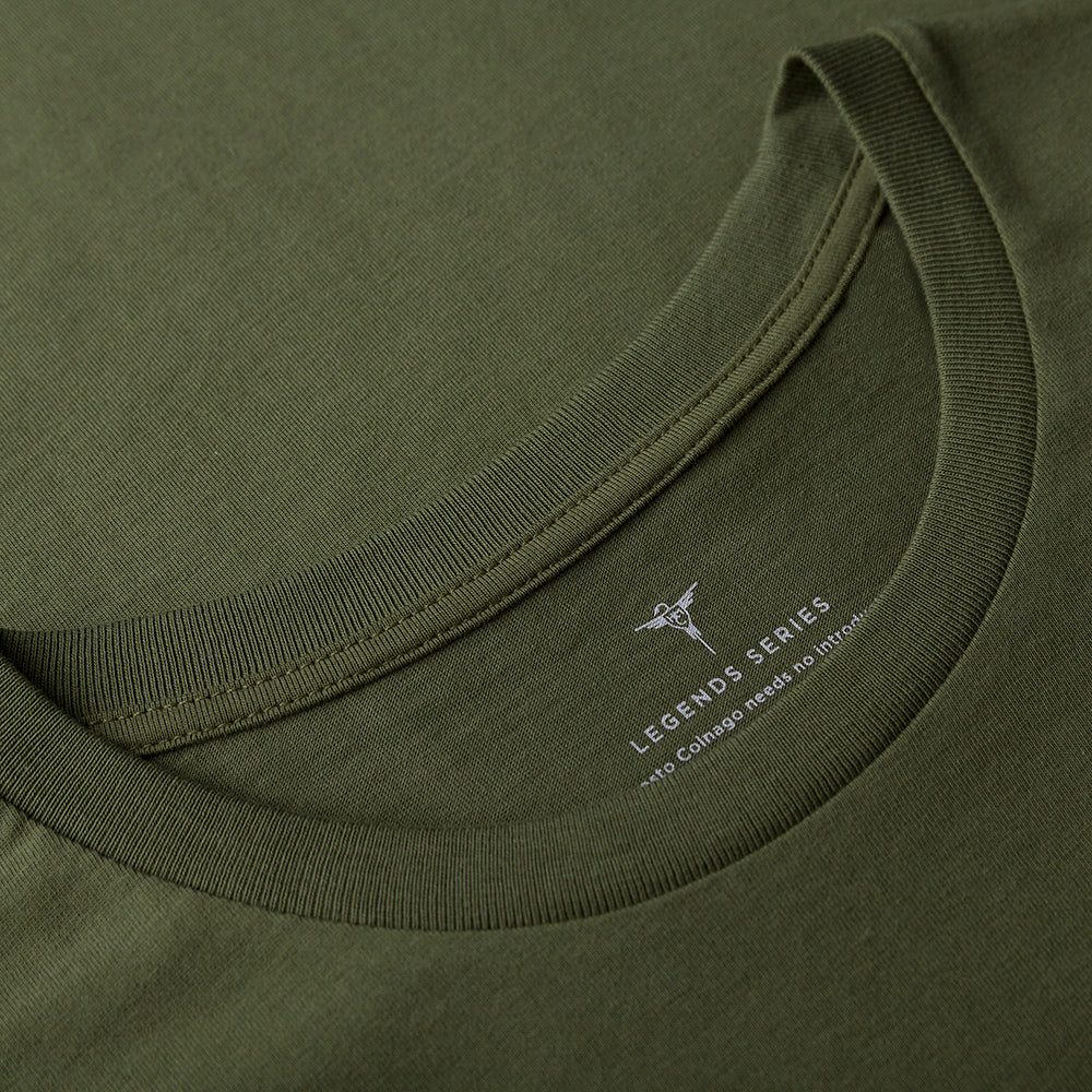 Unisex Organic Cotton T-Shirt - Legends Series: Colnago Khaki