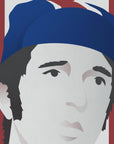 Icons Series 004: Roger De Vlaeminck - Cycling Art Print