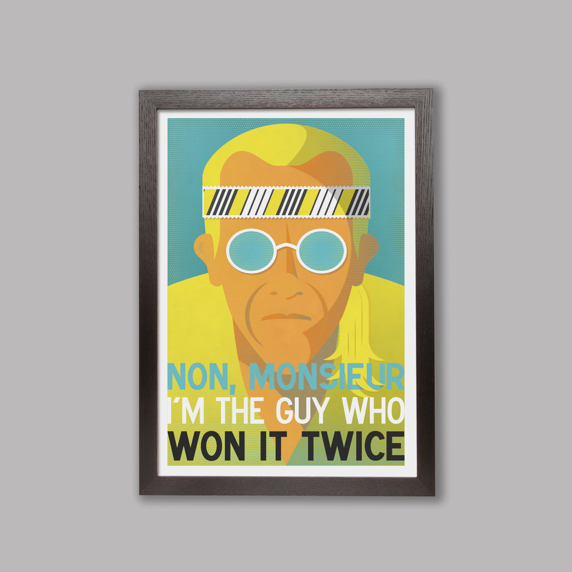 Icons Series 001: Laurent Fignon - Cycling Art Print