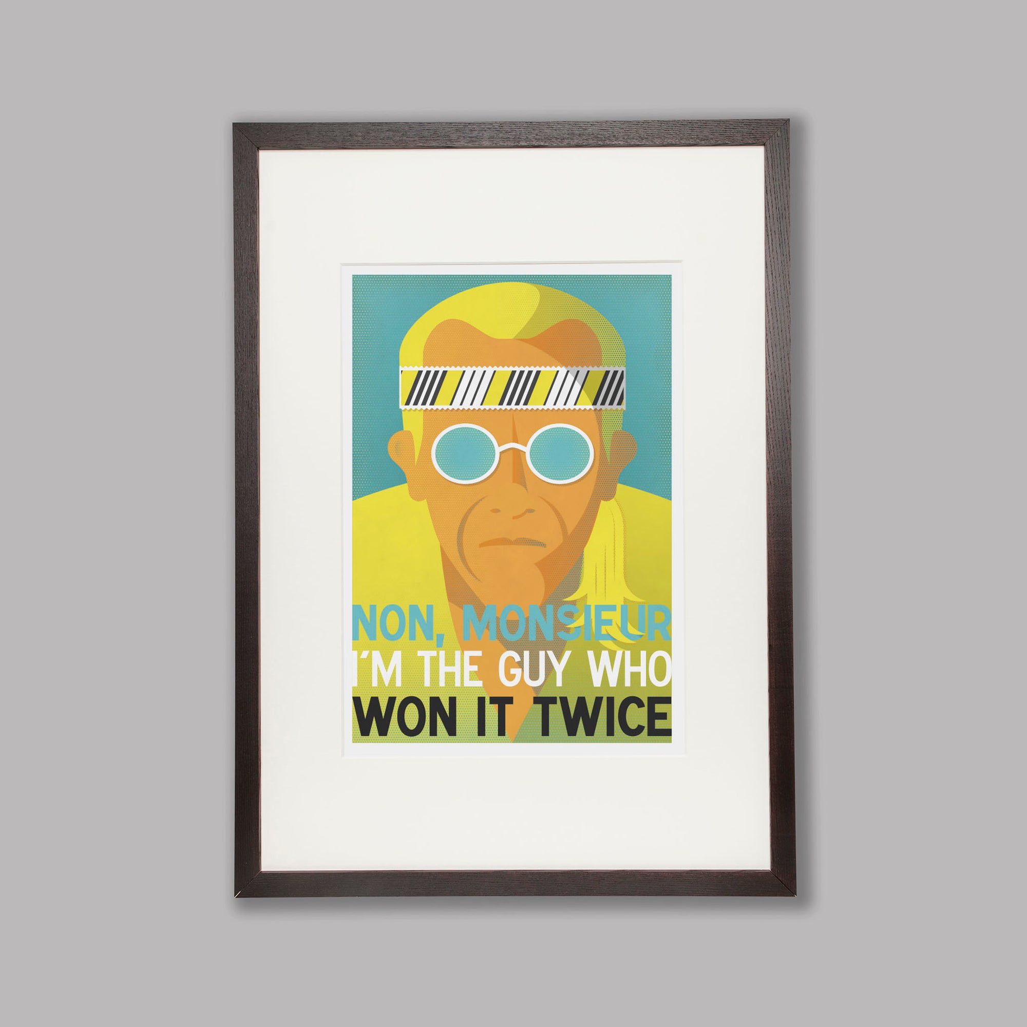 Icons Series 001: Laurent Fignon - Cycling Art Print