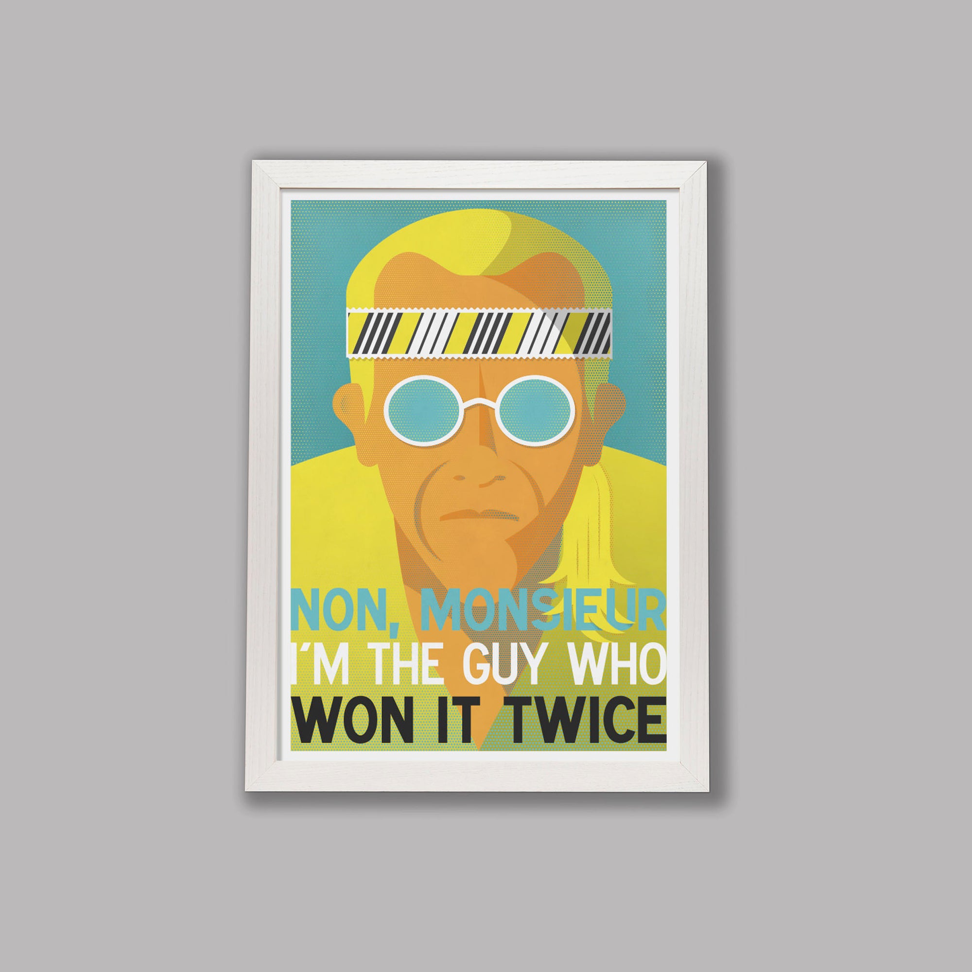 Icons Series 001: Laurent Fignon - Cycling Art Print