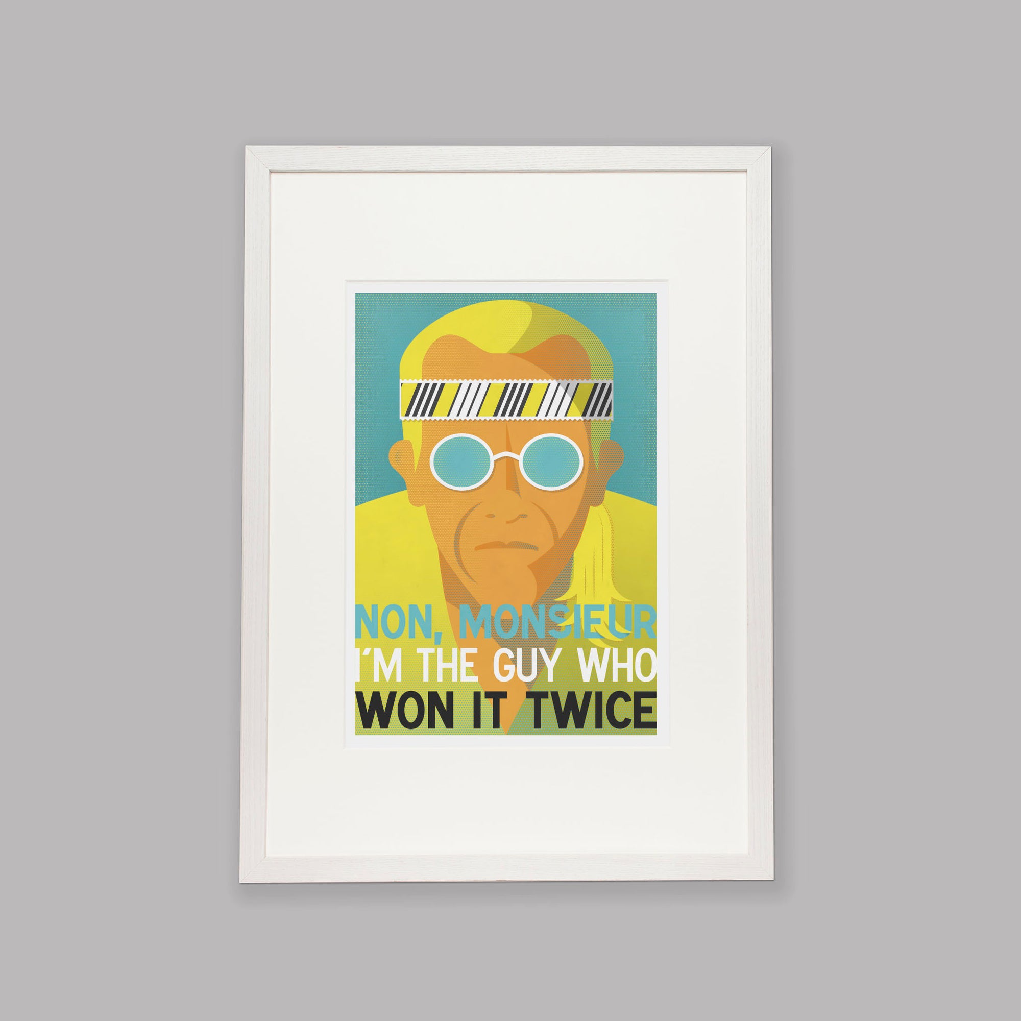 Icons Series 001: Laurent Fignon - Cycling Art Print