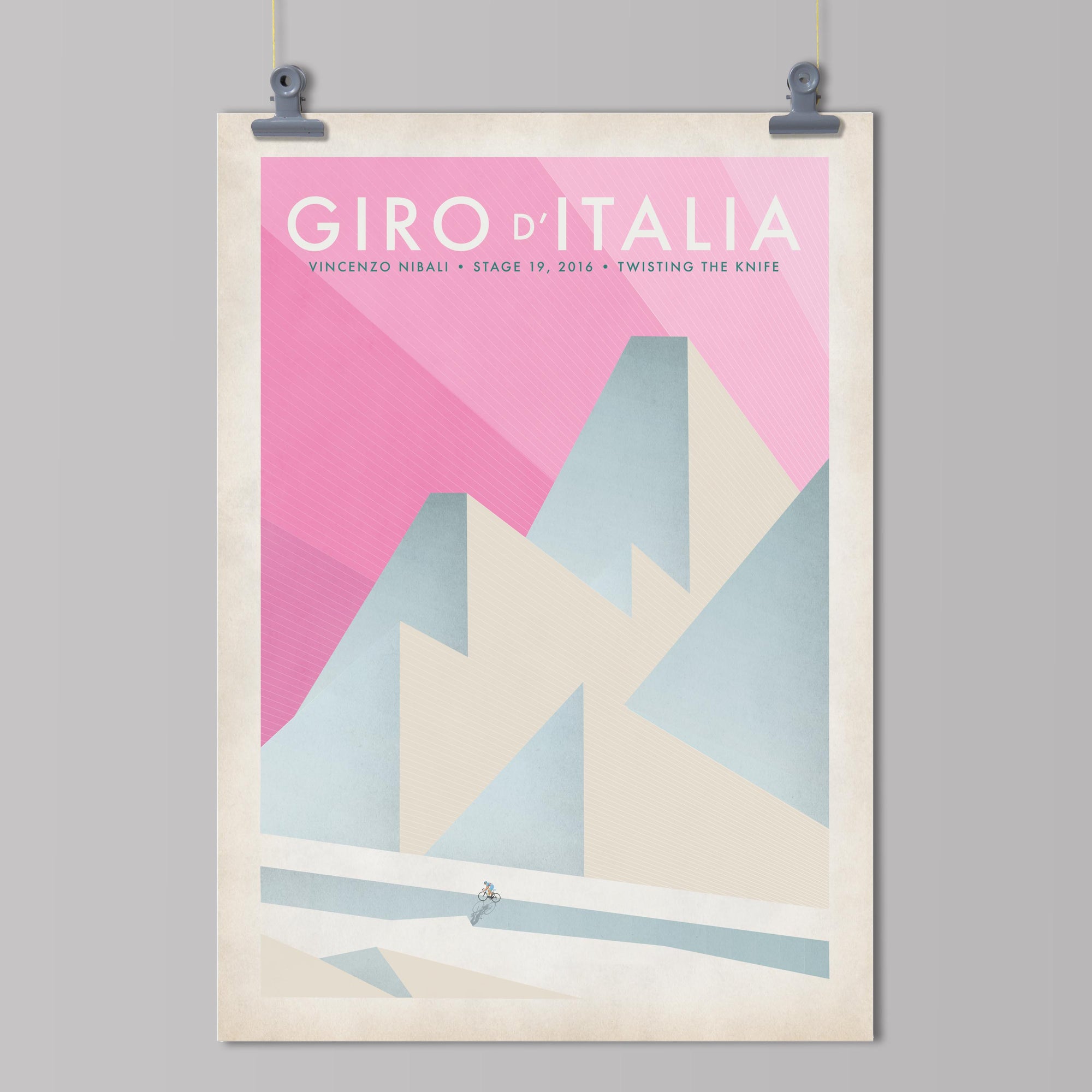 The Grand Tour Collection - Cycling Art Print