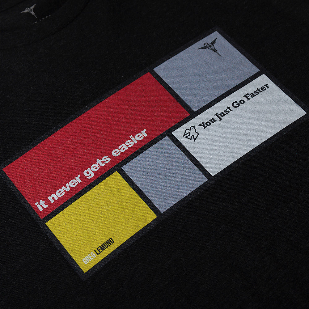 Unisex Organic Cotton T-Shirt - Quotes: Greg Lemond Black