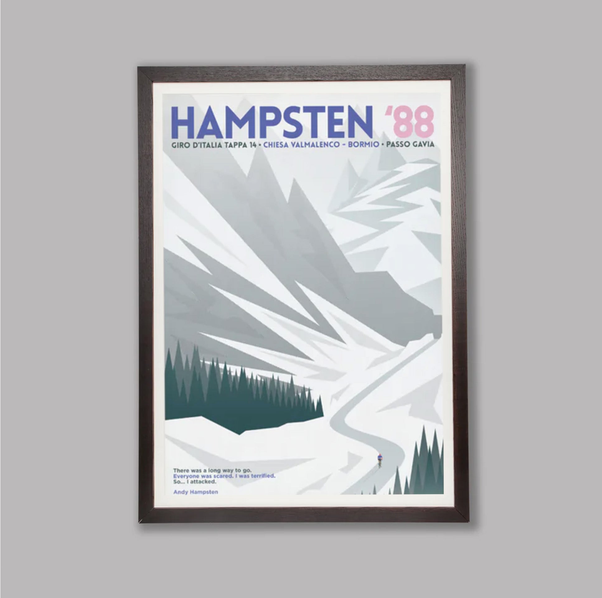 Hampsten &#39;88 - Cycling Art Print