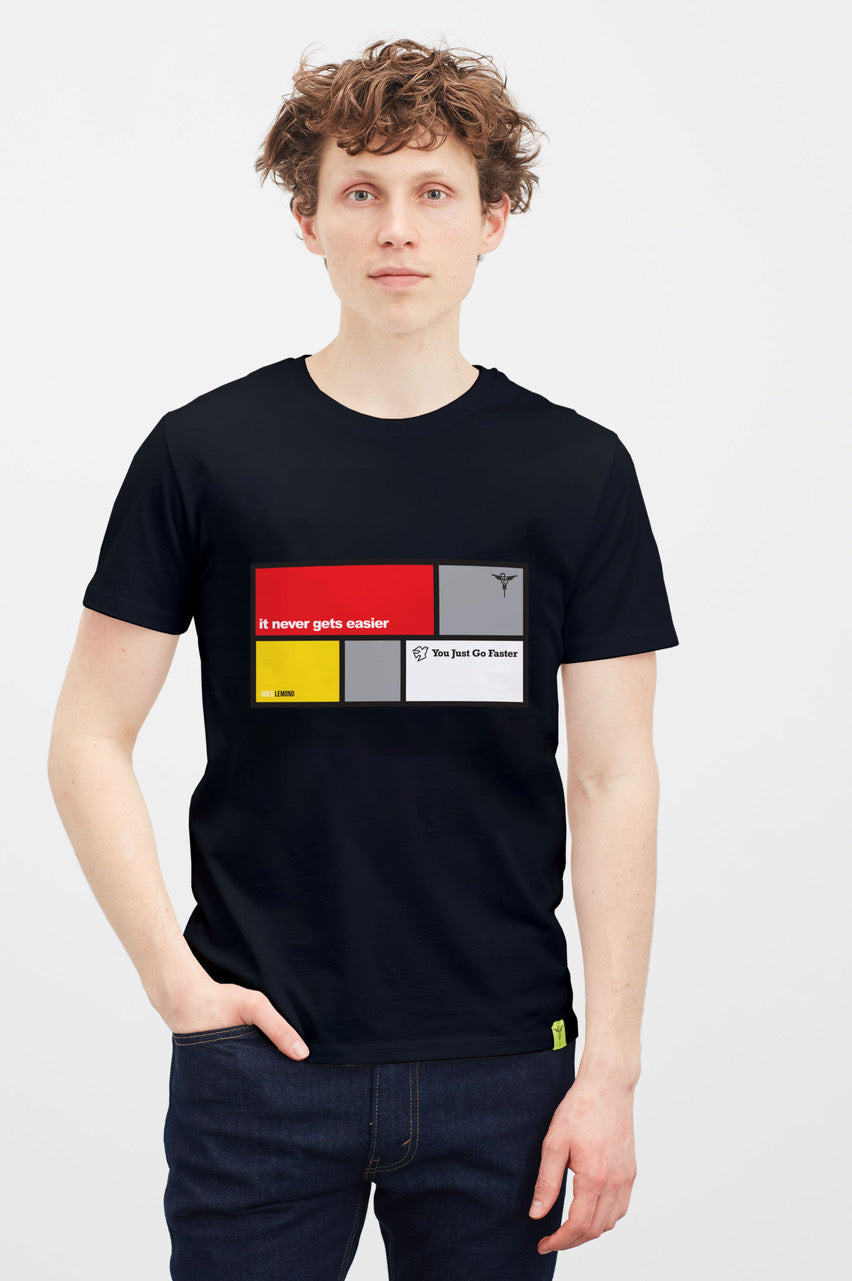 Unisex Organic Cotton T-Shirt - Quotes: Greg Lemond Black