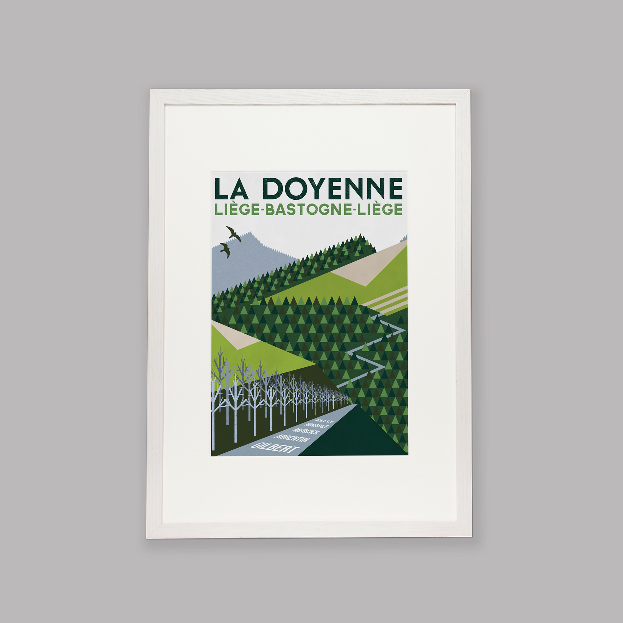 The Monuments Collection - Cycling Art Print