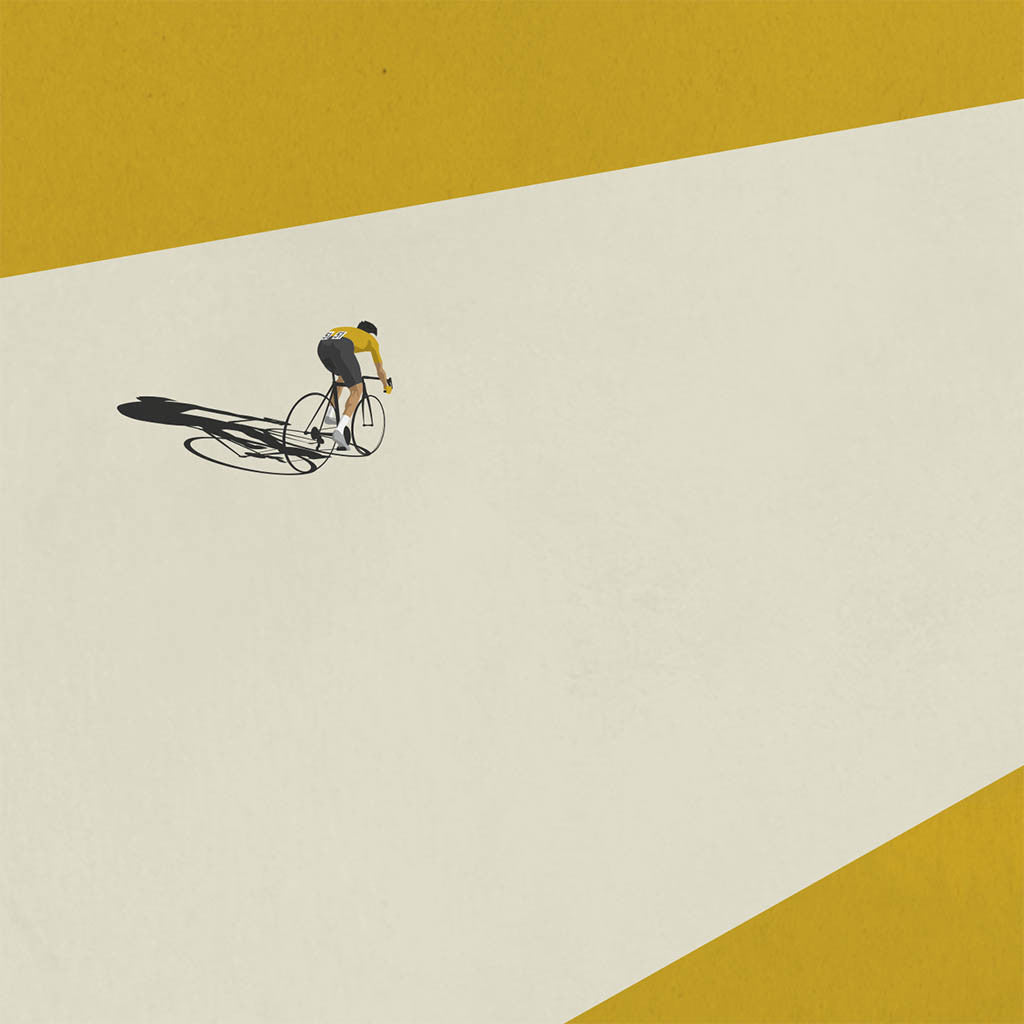 Tour de France Cycling Art