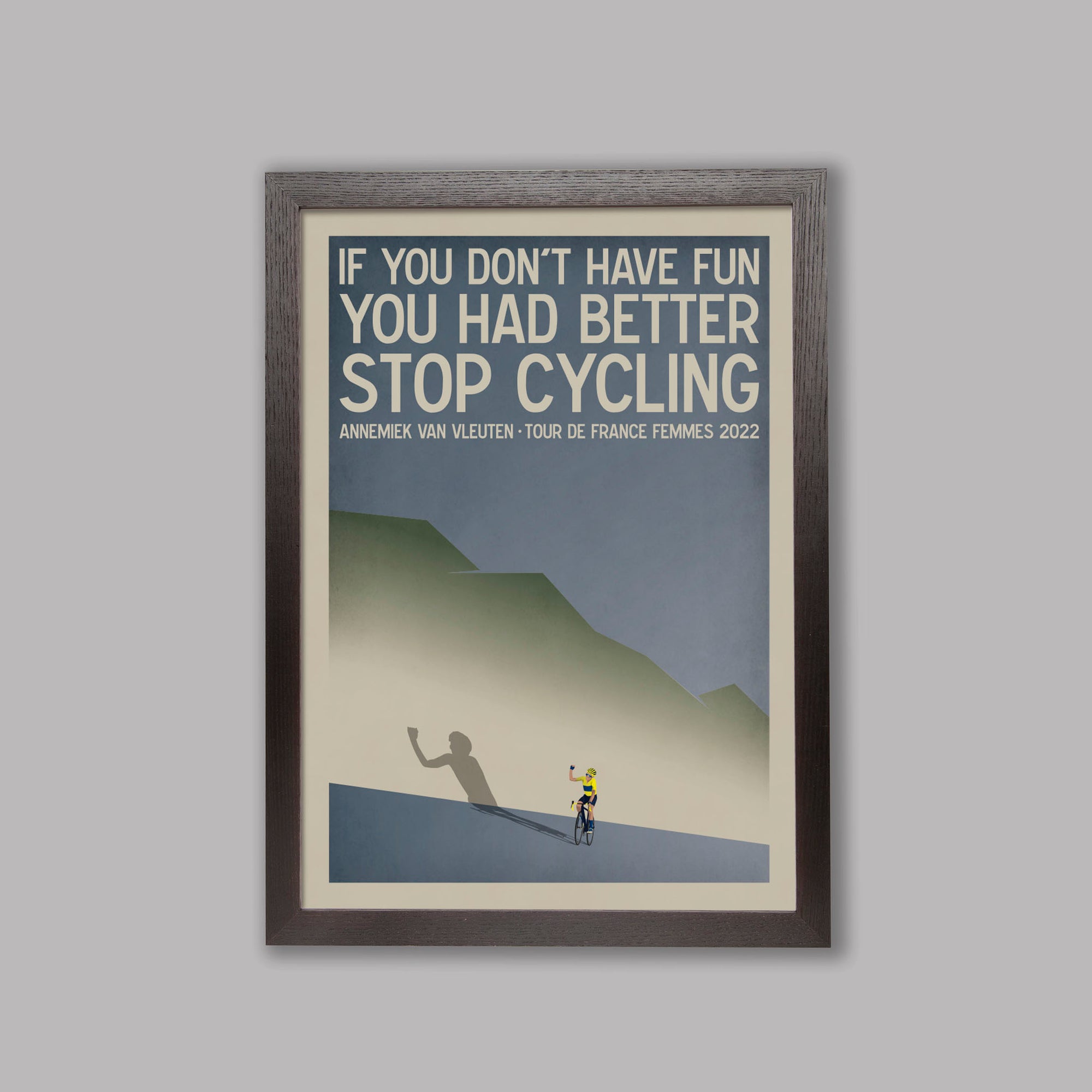 Annemiek van Vleuten - Tour de France Femmes Limited Edition - Cycling Art Print