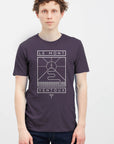 Unisex Organic Cotton T-Shirt - Mont Ventoux Plum