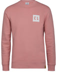 Unisex Organic Cotton Sweatshirt - Dossard 13 Canyon Pink