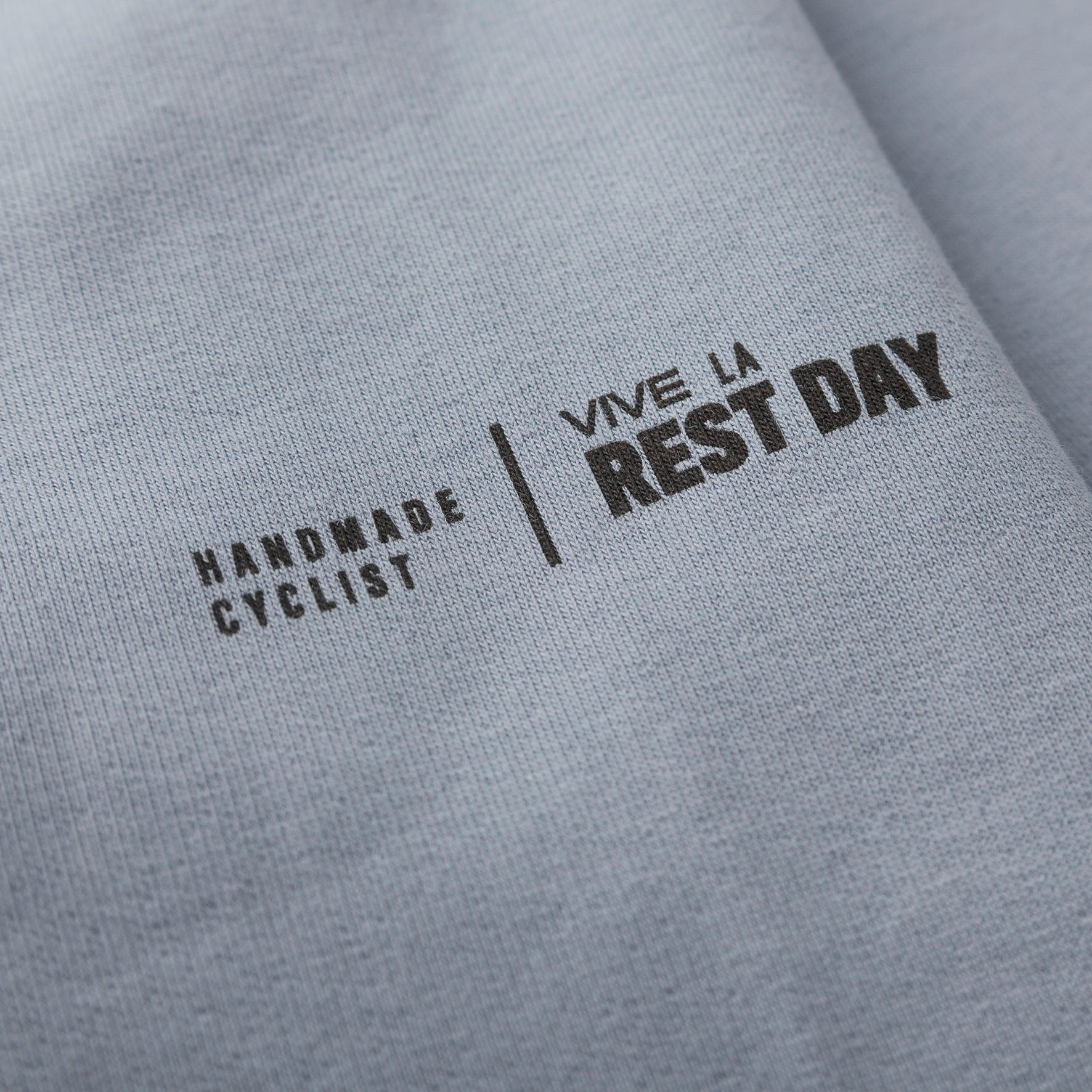 Unisex Organic Cotton Sweatshirt - Vive La Rest Day Serene Blue